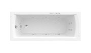 Ванна гідромасажна акрилова прямокутна Roca Linea Effects Gold 170х70 см білий A24T039000