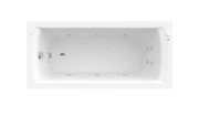 Ванна гідромасажна акрилова прямокутна Roca Linea XL Effects Titanium 160х75 см білий A24T033000