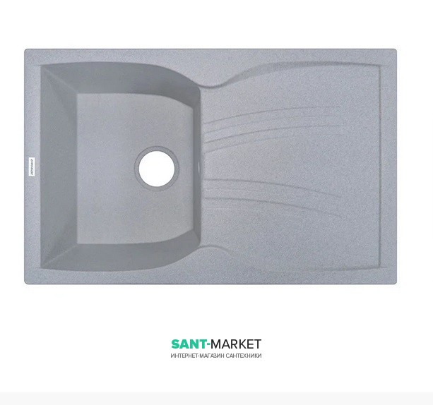 Мийка для кухні Adamant New line 790х500 мм штучний граніт світло-сірий 4824296100709