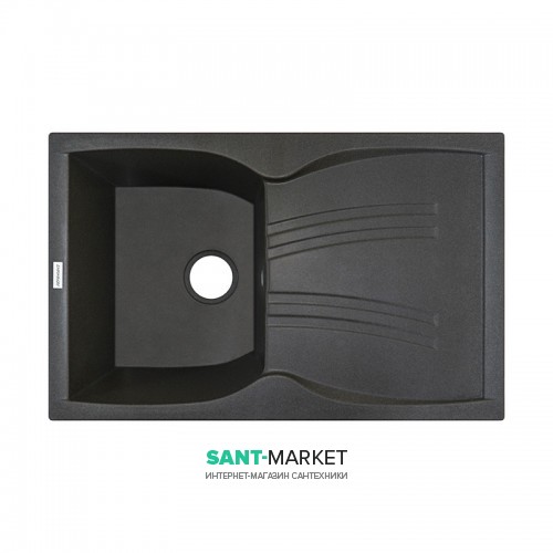 Мийка для кухні Adamant New line 790х500 мм штучний граніт графіт 4824296100713