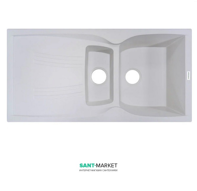 Мойка для кухни Adamant New line plus 980х500 мм искусственный гранит белый 4824296100801