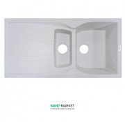 Мойка для кухни Adamant New line plus 980х500 мм искусственный гранит белый 4824296100801