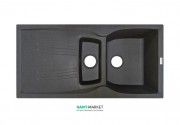 Мойка для кухни Adamant New line plus 980х500 мм искусственный гранит серый 4824296100804