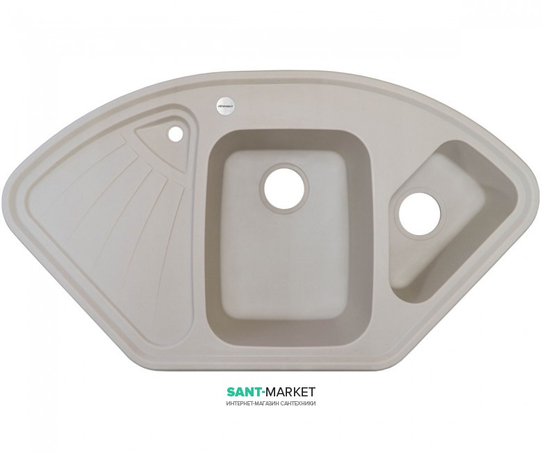 Мийка для кухні Adamant Сonsensus 1060х575 мм штучний граніт ivory 4824296100608