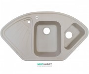Мойка для кухни Adamant Сonsensus 1060х575 мм искусственный гранит ivory 4824296100608