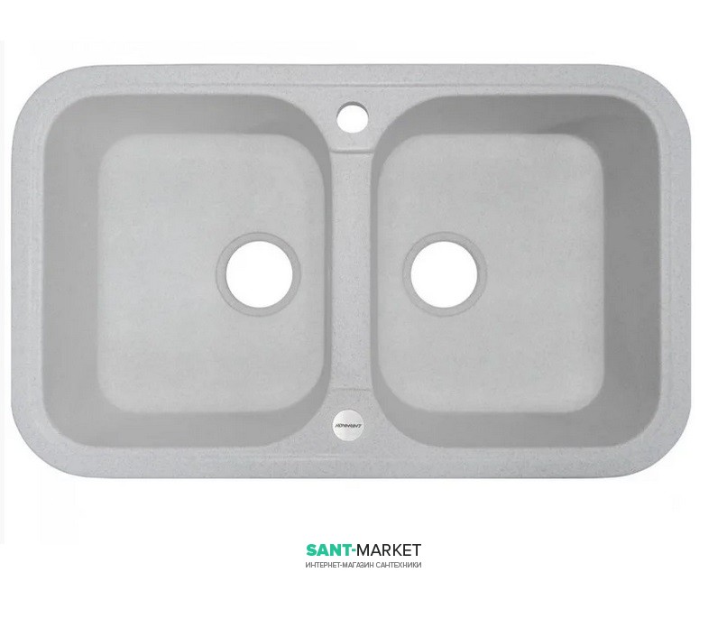 Мойка для кухни Adamant Twins 770х470 мм искусственный гранит old stone 4824296100510