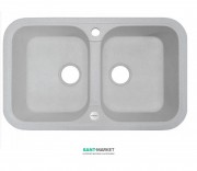Мойка для кухни Adamant Twins 770х470 мм искусственный гранит old stone 4824296100510