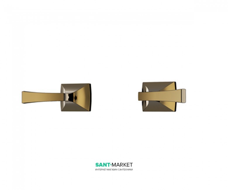 Смеситель для душа TOTO Classic на 2 отверстия двухвентильный золото DB245