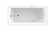 Ванна гідромасажна акрилова прямокутна Roca Linea Smart Water Plus 140х70 см білий A24T005000