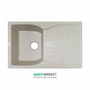 Мойка для кухни Adamant New line 790х500 мм искусственный гранит ivory 4824296100708