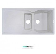 Мойка для кухни Adamant New line plus 980х500 мм искусственный гранит белый 4824296100801