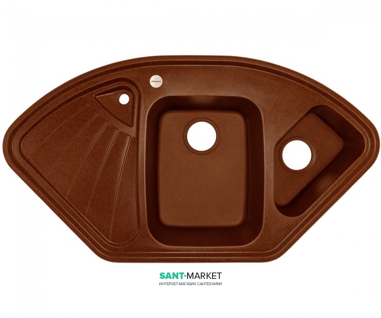Мойка для кухни Adamant Сonsensus 1060х575 мм искусственный гранит terracotta 4824296100611