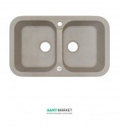 Мойка для кухни Adamant Twins 770х470 мм искусственный гранит авена 4824296100506