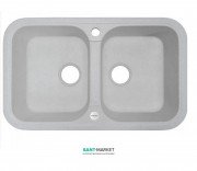 Мойка для кухни Adamant Twins 770х470 мм искусственный гранит old stone 4824296100510