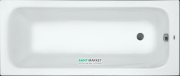 Ванна акриловая прямоугольная PoolSpa коллекция Klio 130х70 с ножками белый PWPAX10ZN000000