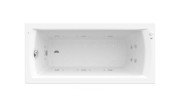 Ванна гидромассажная акриловая прямоугольная Roca Linea Effects Titanium 150х70 см белый A24T017000