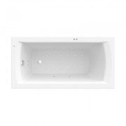 Ванна гідромасажна акрилова прямокутна Roca Linea Smart Air Plus 140х70 см білий A24T004000