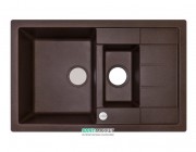 Мойка для кухни Adamant Anila Plus 780х500 мм искусственный гранит коричневый 4824296100905
