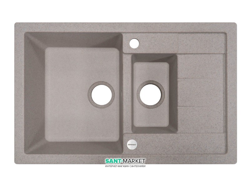 Мийка для кухні Adamant Anila Plus 780х500 мм штучний граніт терра 4824296100907