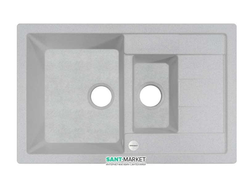 Мойка для кухни Adamant Anila Plus 780х500 мм искусственный гранит old stone 4824296100910