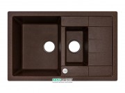 Мойка для кухни Adamant Anila Plus 780х500 мм искусственный гранит mokko 4824296100912