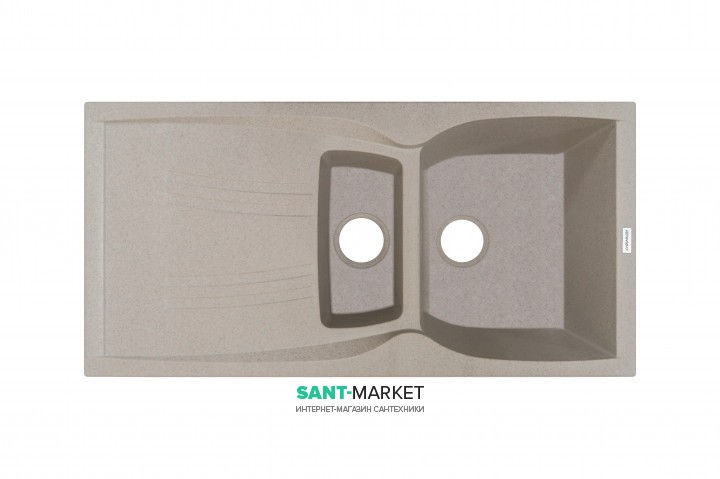 Мойка для кухни Adamant New line plus 980х500 мм искусственный гранит терра 4824296100807