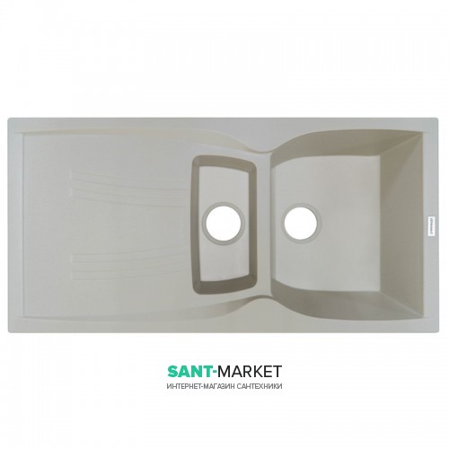 Мойка для кухни Adamant New line plus 980х500 мм искусственный гранит ivory 4824296100808