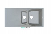 Мойка для кухни Adamant New line plus 980х500 мм искусственный гранит светло-серый 4824296100809