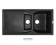 Мойка для кухни Adamant New line plus 980х500 мм искусственный гранит графит 4824296100813