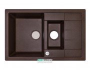 Мойка для кухни Adamant Anila Plus 780х500 мм искусственный гранит коричневый 4824296100905