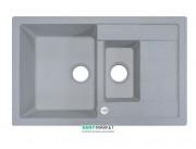 Мийка для кухні Adamant Anila Plus 780х500 мм штучний граніт світло-сірий 4824296100909