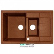 Мойка для кухни Adamant Anila Plus 780х500 мм искусственный гранит terracotta 4824296100911