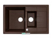 Мойка для кухни Adamant Anila Plus 780х500 мм искусственный гранит mokko 4824296100912