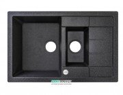 Мойка для кухни Adamant Anila Plus 780х500 мм искусственный гранит графит 4824296100913