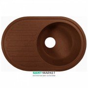 Мойка для кухни Adamant Ellipsis 770х500 мм искусственный гранит terracotta 4824296101011