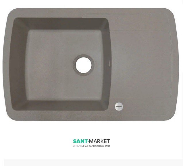 Мийка для кухні Adamant Optimaks 780х500 мм штучний граніт терра 4824296101107