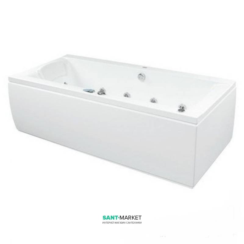 Панель для ванны PoolSpa Klio фронтальная 140х70 см L левая акрил белый PWOHD10OWL00000