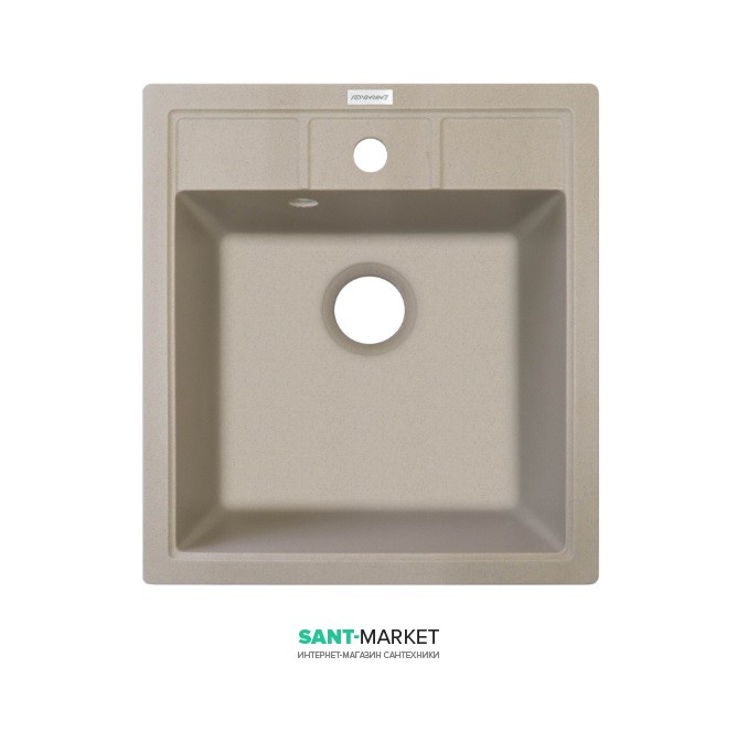 Мойка для кухни Adamant Brick 460х515 мм искусственный гранит сахара 4824296101202