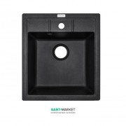 Мойка для кухни Adamant Brick 460х515 мм искусственный гранит черный 4824296101203