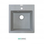 Мойка для кухни Adamant Brick 460х515 мм искусственный гранит светло-серый 4824296101209