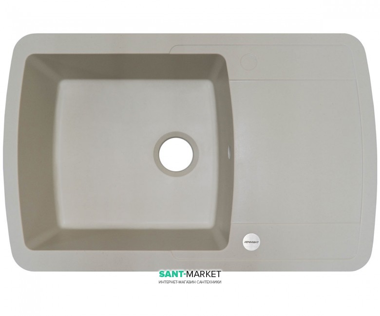 Мойка для кухни Adamant Optimaks 780х500 мм искусственный гранит ivory 4824296101108