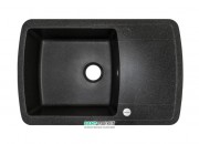 Мийка для кухні Adamant Optimaks 780х500 мм штучний граніт графіт 4824296101113