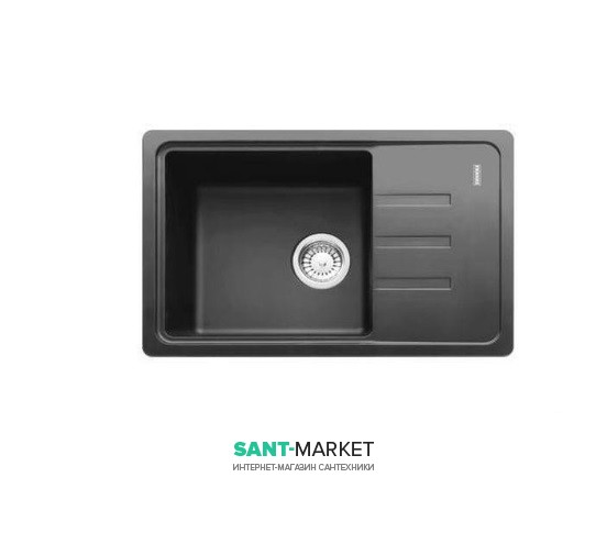 Мойка для кухни Adamant Slim 620х435 мм искусственный гранит серый 4824296101404