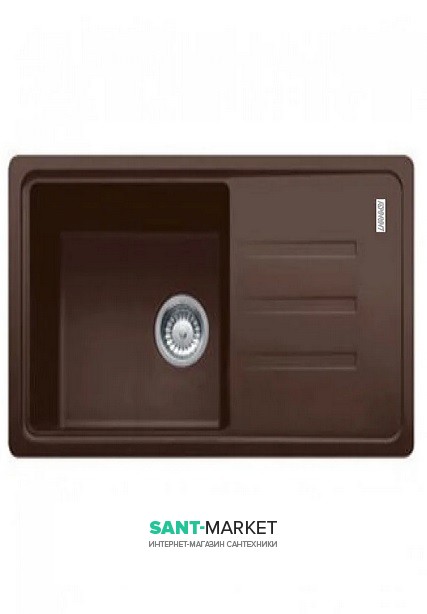 Мойка для кухни Adamant Slim 620х435 мм искусственный гранит коричневый 4824296101405