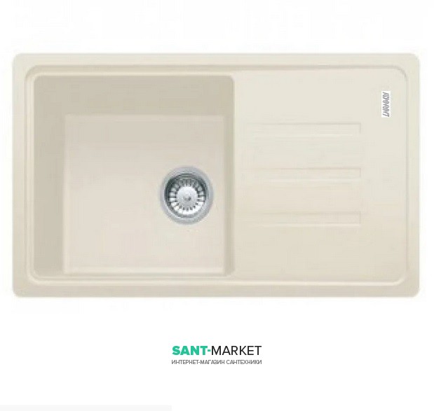 Мойка для кухни Adamant Slim 620х435 мм искусственный гранит ivory 4824296101408