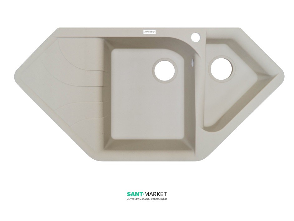 Мийка для кухні Adamant Spirit 1000х500 мм штучний граніт ivory 4824296101308