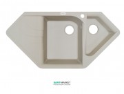 Мийка для кухні Adamant Spirit 1000х500 мм штучний граніт ivory 4824296101308