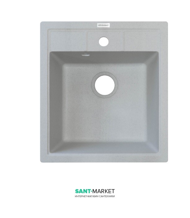 Мойка для кухни Adamant Brick 460х515 мм искусственный гранит old stone 4824296101210