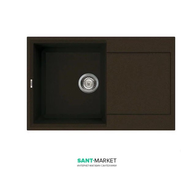 Мийка для кухні Adamant Horizon 790х500 мм штучний граніт коричневий 4824296101505