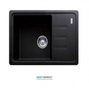 Мойка для кухни Adamant Slim 620х435 мм искусственный гранит черный 4824296101403